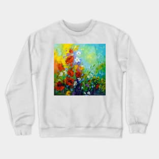 Rhythm of summer flowers Crewneck Sweatshirt